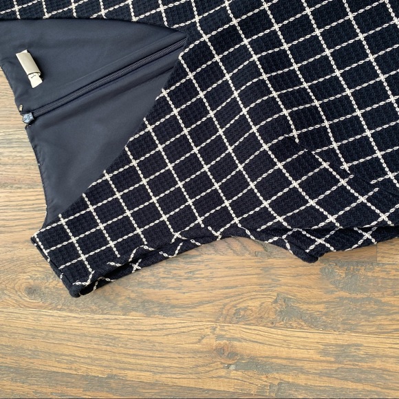 J. Crew Factory Sleeveless Navy Shift Dress - Picture 9 of 9